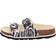 Superfit Footbed Slipper - Zebra Black