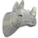 ferm LIVING Animal Hand Carved Hook Rhino