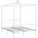 vidaXL Four-Poster 227cm Sängram 160x200cm