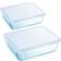 Pyrex Cook & Freeze Food Container 2pcs