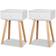 vidaXL 244741 2-pack Bedside Table 30x40cm