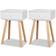 vidaXL 244741 2-pack Sängbord 30x40cm