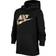 Nike Big Kid's Sportswear Club Fleece Pullover Hoodie - Black/Metallic Gold (CJ7861-013)