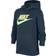 Nike Big Kid's Sportswear Club Fleece Pullover Hoodie - Deep Ocean/Barely Volt (CJ7861-458)