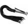 ZADO Broad Leren Flogger met Stalen Handvat 55 cm Zwart