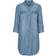 Vero Moda Robe Vmsilla ls Short Dress - Bleu