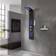 vidaXL Shower Panel (142996) Nero