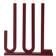 Star Trading Jul Red Adventsljusstake 42cm