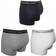 Polo Ralph Lauren Stretch Cotton Trunk 3-pack - White/Heather/Black