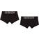 Calvin Klein Niño Pack de 2 Bóxers Trunks Algodón con Stretch - Black