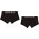 Calvin Klein Niño Pack de 2 Bóxers Trunks Algodón con Stretch - Black