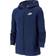 Nike Sportswear Club Big Kids' Full-Zip Hoodie - Midnight Navy/White