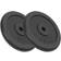 vidaXL Plaque de poids 2 pcs 2x15 kg Fonte 91396 Noir