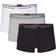 Tommy Hilfiger Stretch Cotton Trunks 3-pack - Black/Grey Heather/White