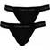 Calvin Klein Cotton Stretch Jock Strap 2-pack - Black