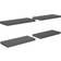 vidaXL Floating Wall Shelf 60cm 4pcs