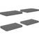 vidaXL Floating Wall Shelf 15.7" 4pcs