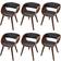 vidaXL Elegant 6-pack Kitchen Chair 70cm 6pcs