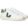 Veja V-12 Leather Sneakers - Extra White/Cyprus