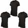 Calvin Klein 3 Pack Crew Neck T-Shirt - Black