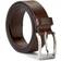 Tommy Hilfiger Flag Buckle Leather Belt - Dark Brown