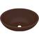 vidaXL Lavabo Ovale De Luxe Marron Foncé Mat 40x33 cm Céramique