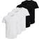 Jack & Jones Organic Cotton Solid T-shirt 5-pack - Black/Black