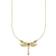 Thomas Sabo Dragonfly Large Necklace - Gold/Multicolour