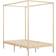 vidaXL Four-Poster 2 Drawers