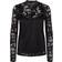 Vila Blonde Top with Long Sleeves - Black