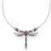 Thomas Sabo Dragonfly Large Necklace - Silver/Multicolour