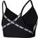 NIKE Dri-Fit Indy Padded Logo Sports Bra- Black/White