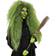 Widmann Witch Wig Green