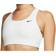 NIKE Medium Support Swoosh Sports Bra - White/Black