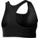 Nike Swoosh Medium-Support Non-Padded Sports Bra - Black/White/White