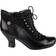 Hush Puppies Stivali da donna/donna Vivianna in pelle con tacco e lacci - Nero