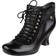 Hush Puppies Stivali da donna/donna Vivianna in pelle con tacco e lacci - Nero