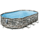 Bestway Piscina ovale Power Steel Comfort idromassaggio Jet 610X366X122 56719