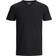 Jack & Jones Camiseta De Manga Corta Con Cuello Pico Jacbasic 2 Unidades Black