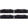 G.Skill Ripjaws V DDR4-2666 128GB CL19 Quad Channel (4 pcs) Intel XMP Musta