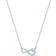 Swarovski Infinity Necklace - Silver/Transparent