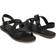 Toms Black Leather Sicily Sandalen - Zwart