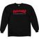 Thrasher Magazine Godzilla Crewneck Sweatshirt - Black