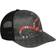 Gucci Kingsnake Print GG Supreme Baseball Hat - Black/Grey