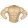 Widmann Children's Costume Muscle Shirt Beige