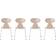 Fritz Hansen Myran 3101 4-Pack Köksstol 81cm 4st