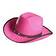 Widmann Cowboyhoed roze met strass steentjes