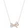 Swarovski Lifelong Bow Pendant Necklace - Rose Gold/Silver/Transparent