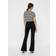 Vero Moda Kamma Flared Cotton Trousers - Black