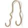 ferm LIVING Curvature Gancio Doppio Ottone